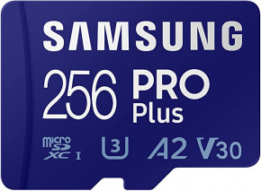   Samsung 256GB PRO Plus microSDXC + Adapter (MB-MD256KA/AM)