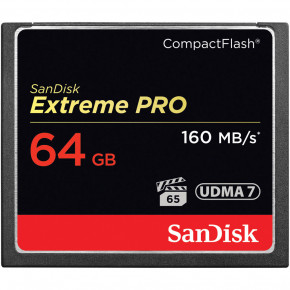   SanDisk 64GB CF Extreme Pro R160/W150MB/s (SDCFXPS-064G-X46)