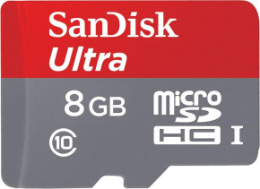   SanDisk microSDHC class 10 UHS-I Ultra 8Gb #I/S