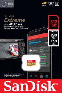  ' SanDisk 512GB Extreme microSDXC UHS 4