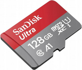   SanDisk microSDXC  128GB Class 10 UHS-I A1 140 / (SDSQUAB-128G-GN6IA) 3