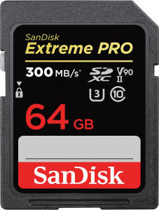   SanDisk SDXC Extreme 64GB Class 10 UHS-I (U3)   R-300MB/s   (SDSDXDK-064G-GN4IN) 3