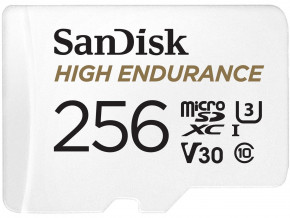   SanDisk microSDXC 256GB Class 10 UHS-I W-40MB/s R-100MB/s +SD- (SDSQQNR-256G-GN6IA)