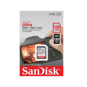  ' SanDisk Ultra SDXC 128 GB Class 10 UHS-I V10 A1  90 / 140 / (SDSQUAB-128G-GN6MN) 3