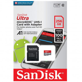   SanDisk SDXC Ultra 256GB Class 10 UHS-I V10 A1  90 / (SDSQUAC-256G-GN6MN) 3