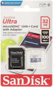   SanDisk microSDHC Ultra 32GB Class 10 R-100MB/s   (SDSQUNR-032G-GN3MA) 3