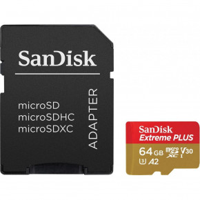   SANDISK 64GB microSDXC class 10 UHS-I U3 Extreme V30 (SDSQXA2-064G-GN6MA) (WY36dnd-232225) 3