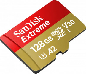   microSD 128GB SanDisk C10 UHS-I U3 R190/W90MB/s Extreme V30 (SDSQXAA-128G-GN6MN) 3