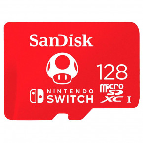   SanDisk microSDXC SanDisk For Nintendo Switch 128GB Class 10 UHS-I (U3) V30 W-90MB/s R-100MB/s   (SDSQXAO-128G-GN3ZN) 3