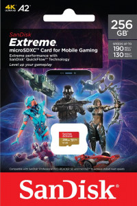   SanDisk microSDXC Extreme For Mobile Gaming 256GB Class 10 UHS-I (U3) V30 A2     (SDSQXAV-256G-GN6GN) 3