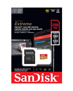    SanDisk microSDXC Extreme 256GB Class 10 UHS-I (U3) V30 A2   +SD- (SDSQXAV-256G-GN6MA) (2)