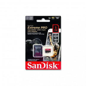   SanDisk 1TB microSDXC UHS-I U3 Extreme Pro + SD Adapter SDSQXCD-1T00-GN6MA 5