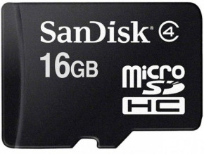   MicroSDHC SanDisk class 4 16GB (SDSDQM-016G-B35N)