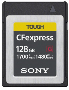  ' Sony CFexpress Type B 128GB R1700/W1480 (CEBG128.SYM)