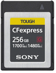   Sony CFexpress Type B 256GB R1700/W1480 (CEBG256.SYM)