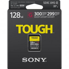  ' Sony 128GB SDXC C10 UHS-II U3 V90 R300/W299MB/s Tough (SFG1TG) 3