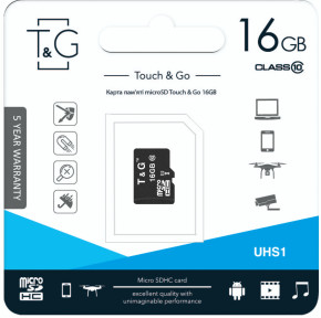  ' micro SDHC (UHS-1) T&G 16GB class 10 ( ) TG-16GBSD10U1-00 3