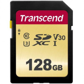   Transcend 128GB SDXC class 10 UHS-I (TS128GSDC500S)