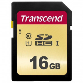  ' Transcend 16GB SDHC C10 UHS-I (TS16GSDC500S)