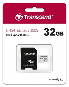   Transcend 32GB microSDHC C10 UHS-I R95/W45MB/s