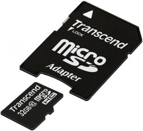   Transcend microSDXC/SDHC Class 10 SD adapter 8Gb #I/S 3