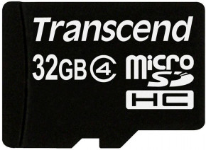   Transcend microSDHC class 4 SD adapter 32Gb #I/S