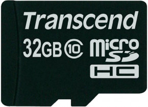   Transcend microSDXC/SDHC Class 10 32Gb #I/S