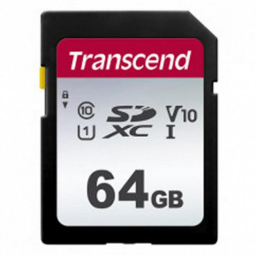   Transcend SDXC 300S 64GB UHS-I U3 (TS64GSDC300S)