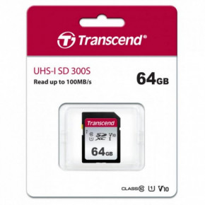   Transcend SDXC 300S 64GB UHS-I U3 (TS64GSDC300S) 3