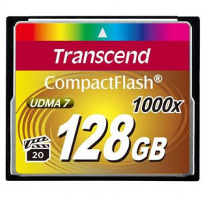   Transcend 128Gb Compact Flash 1000x (TS128GCF1000) (WY36dnd-92534)