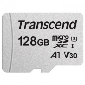   Transcend 128GB microSDXC class 10 UHS-I U3 (TS128GUSD300S-A) (WY36dnd-232237)