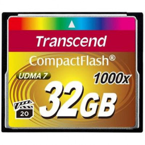   Transcend 32Gb Compact Flash 1000x (TS32GCF1000) (WY36dnd-154846)