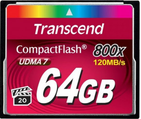   Transcend 64GB 800x (TS64GCF800) (WY36dnd-108110)