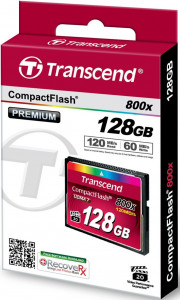   Transcend 128 GB 800X CompactFlash Card (TS128GCF800) (WY36dnd-104616)