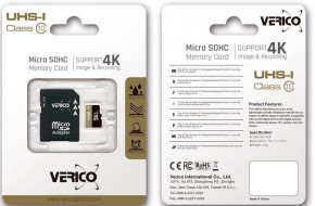   Verico microSDHC/SDXC Class 10 UHS-I SD adapter 8 Gb #I/S 3