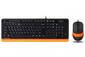  A4Tech F1010 Eng/Ru/Ukr Black+ Orange (F1010Orange)