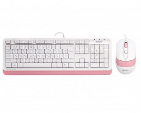  A4Tech F1010 White/Pink USB