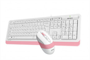  A4Tech F1010 White/Pink USB 4