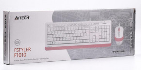  A4Tech F1010 White/Pink USB 6