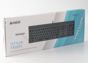  A4Tech Fstyler FX60H Grey White backlit 8