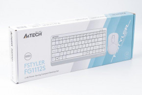  (, )  A4Tech FG1112S White USB 7