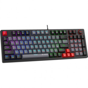  GamePro MK120B LED Red Switches USB Black 3