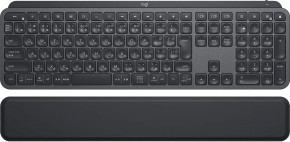   Logitech MX Keys Plus Advanced Wireless Illuminated Keyboard with Palm Rest Graphite UA (920-009416)