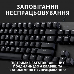  Logitech G413 TKL SE Corded Mechanical Gaming Keyboard Black (920-010446) 10