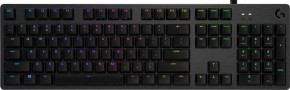  Logitech G512 Carbon Lightsync RGB Mechanical with GX Red switches Black (920-009370)