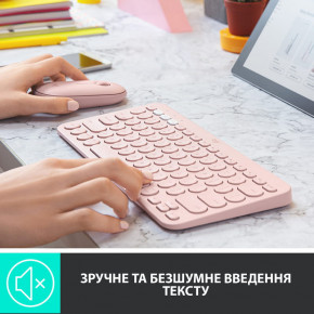  Logitech K380 Multi-Device Bluetooth Rose (920-010569) 4