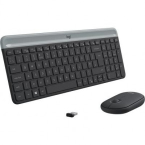  Logitech MK470 Wireless Slim Graphite (920-009206)