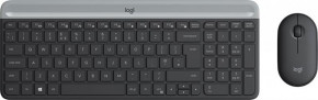  (, )  LOGITECH MK470 Slim Wireless Combo, US, Graphite (920-009204)