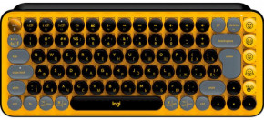  LOGITECH POP Emoji Keys Blast Yellow (920-010716)