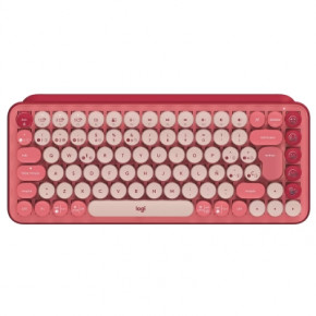  Logitech POP Keys Wireless Mechanical Keyboard UA Rose (920-010737)